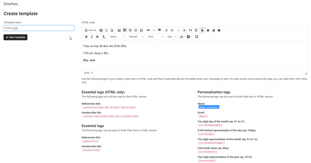 Hướng dẫn chi tiết sử dụng email marketing với plugin Sendy wordpress