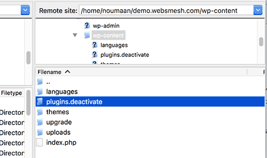 Deactive plugin wordpress không cần đăng nhập trang admin