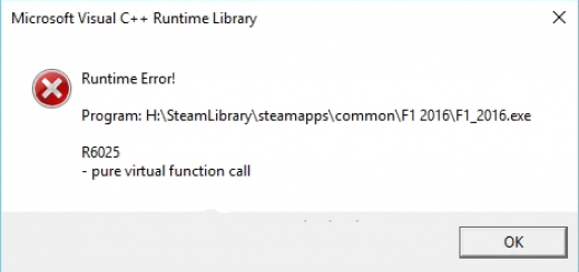 [100%] Sửa lỗi Microsoft Visual C ++ Runtime Library – Runtime Error R6025