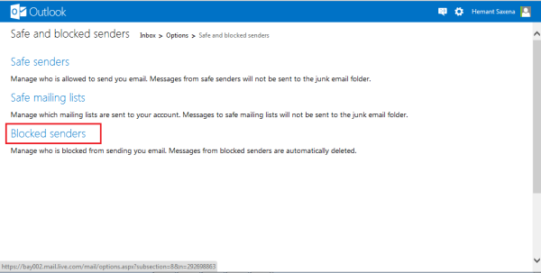 Hướng dẫn chặn thư rác, email rác với Outlook
