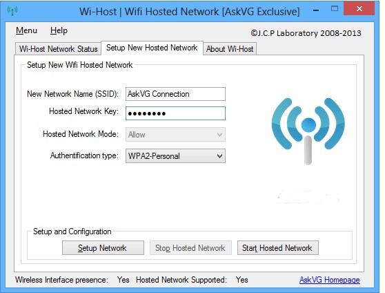 Hướng dẫn phát wifi bằng Wi-host nâng cao