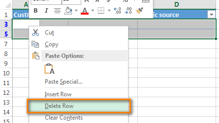 Top 4 cách xóa hàng trống, rỗng trong Excel nhanh chóng
